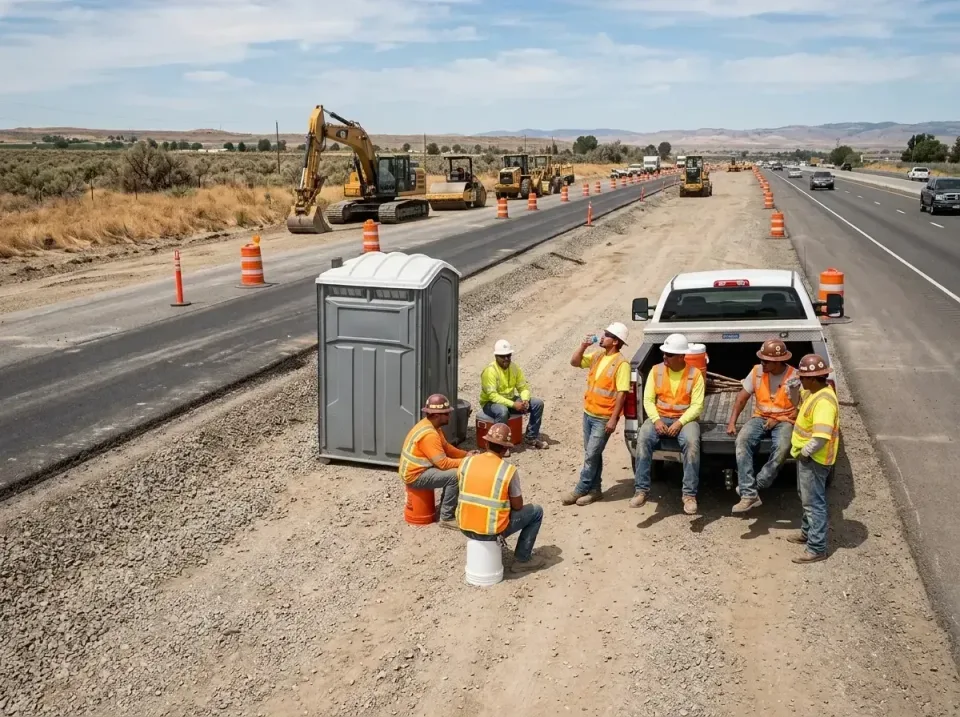 highway-road-construction-crew-007 — frequently asked questions, Porta Potty and Restroom Rentals in Olive Branch, MS